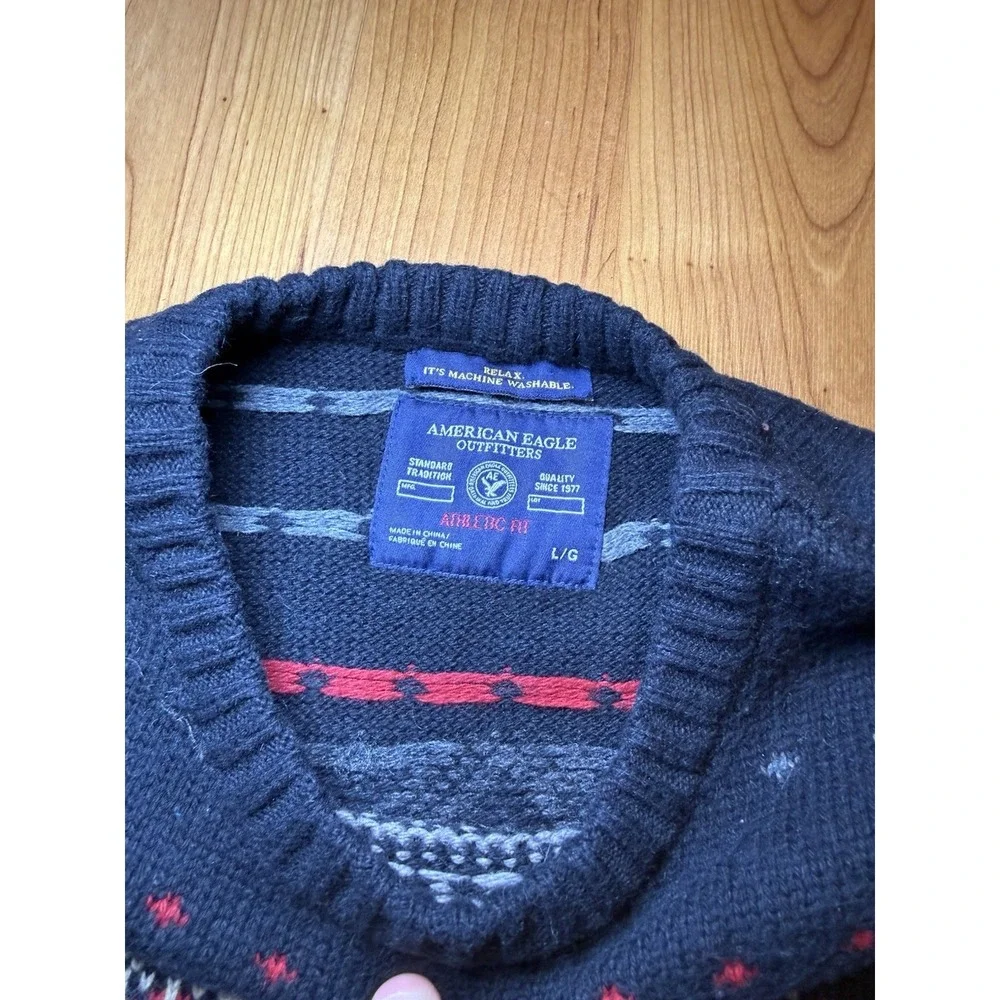 Abercrombie & Fitch Sweater Mens Large Vintage Y2K